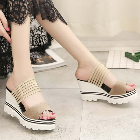 

Egmy Wedge Heel Women S Shoes Comfortable Platform Sole Women S Sandals