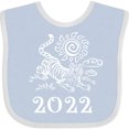 thumbnail image 3 of Inktastic 2022 Chinese New Year Tiger Boys or Girls Baby Bib, 3 of 4
