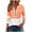 Orange, variant on HAiming Plus Size Tops for Women Long Sleeve Quarter Zip Color Block Loose Pullover Tops Fall Work Going out Tops