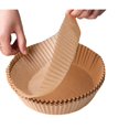 thumbnail image 1 of 100 piezas de revestimiento desechable antiadherente,a prueba de agua, pergamino de grado alimenticio para hornear microondas (100 piezas - 6.3 pulgadas) LingWen 9024715145048, 1 of 5
