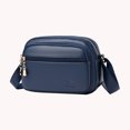 thumbnail image 5 of Bolso de viaje para mujer Bolso bandolera de PU informal Bolso cuadrado pequeño elegante (Azul), 5 of 5