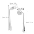 thumbnail image 7 of CTIRCHIU 1 Set of Adaptive Utensils Spoon And Fork Stainless Steel Comfortable Handle For Disabled Users, 7 of 7