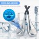 thumbnail image 5 of 4x Globos de Hielo Cuchara Masajeador Cuidado de la Piel Herramienta de CongelacióN Rodillo de Belleza de Acero Inoxidable Masaje de Enfriamiento Bola de Spa, 5 of 6