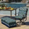 thumbnail image 6 of ARDEN Outdoor Midback Chair Cushion, 18 x 16.5, Water Repellent, Fade Resistant 18 x 16.5, Sapphire Aurora Blue Damask, 6 of 12