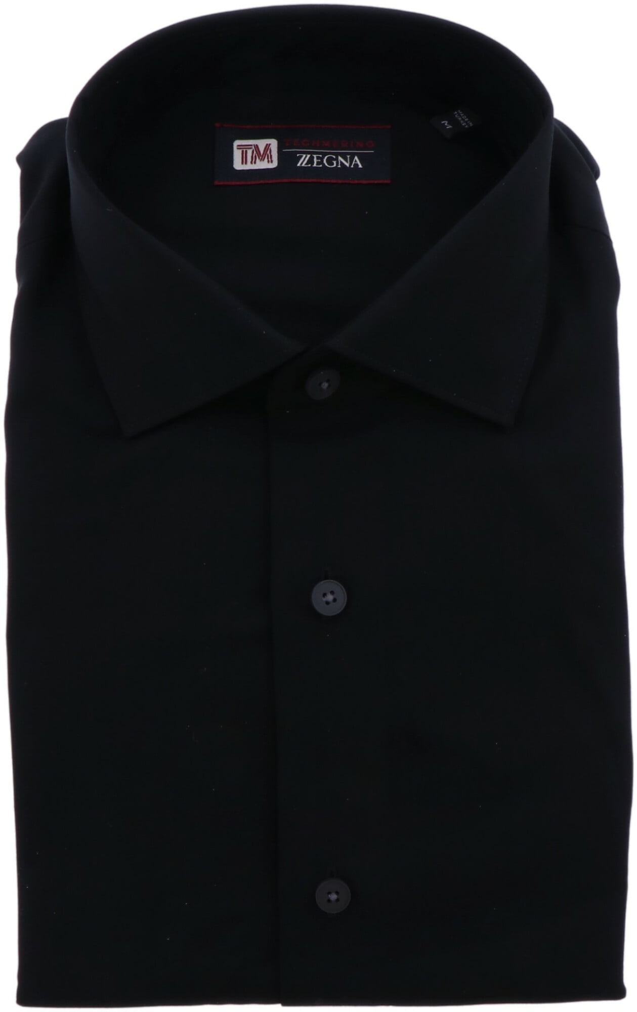 Zegna Men's Black Techmerino Dress Shirt M Walmart Canada