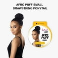 thumbnail image 2 of Ebo Instant Pony Synthetic Heat Resistant Draw String Ponytail Afro Puff Small ( SM2/BG Dark Brown / Burgurndy ), 2 of 6