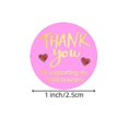 thumbnail image 2 of Thank You For Supporting My Small Business Stickers Labels - 100 - Round - Self-adhesive - Hot Pink, 2 of 5