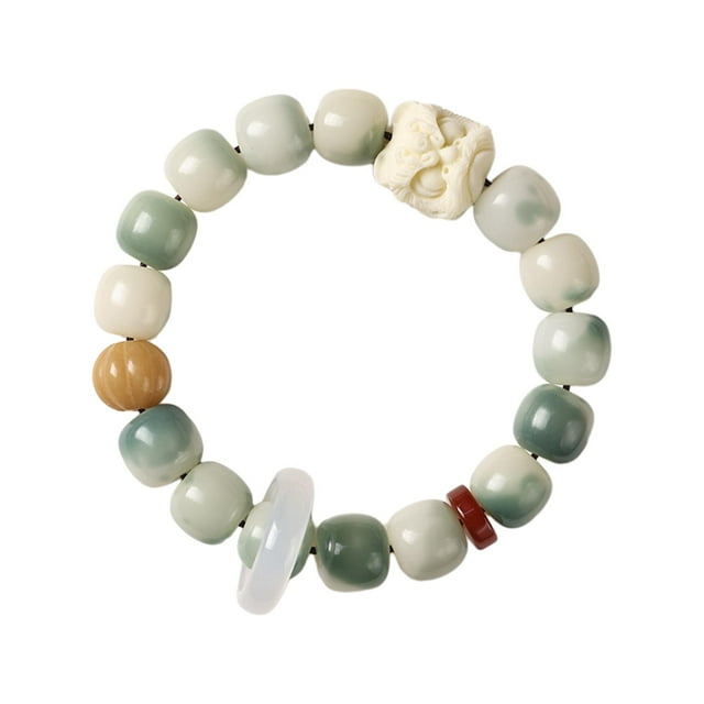 Pulsera de cuentas Pulsera de Buena Adultos Mujeres Hombres Meditación Pulsera de retorcido Pulsera de cuentas Pulsera de oración
