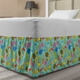 thumbnail image 1 of Ambesonne Multi-color Wrap Around and Gathered Microfiber Bed Skirt, Twin, 1 of 2