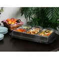 thumbnail image 7 of MegaChef Buffet Server & Food Warmer With 4 Removable Sectional Trays , Heated Warming Tray and Removable Tray Frame, 7 of 7