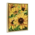 thumbnail image 4 of Stupell Industries Bright Sunny Sunflowers Botanical & Floral Painting Gold Floater Framed Art Print Wall Art, 17 x 21, 4 of 10