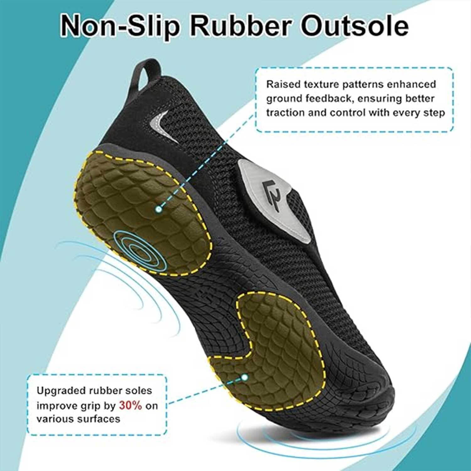 Leisfit Women Men Wide Diabetic Barefoot Shoes Adjustable Walking Sneakers