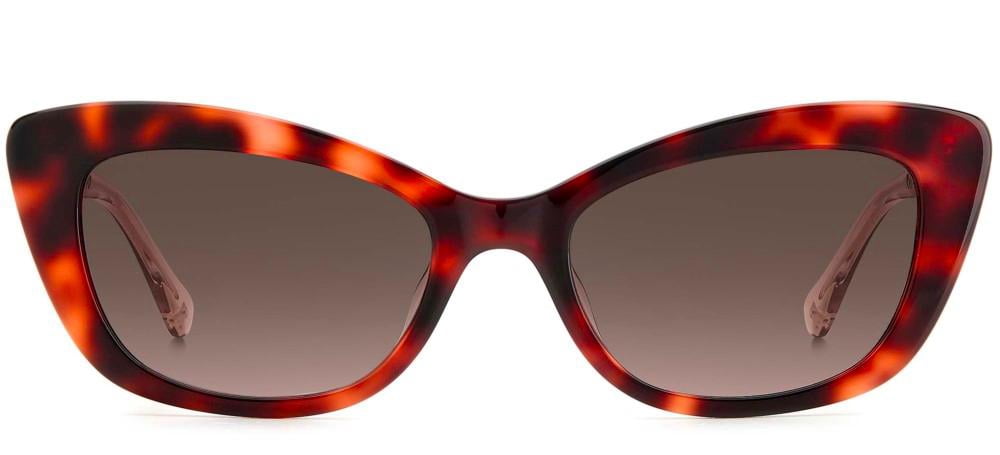 Kate Spade MERIDA/G/S 0086HA 54mm Cat Eye Sunglasses Women's Havana