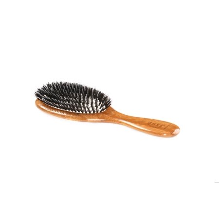 Brush Medium Oval Cushion 100 Wild Boar Nylon Bristle Wood