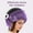 Purple + Golden, variant on Standing Hair Dryer 1875W Professional Ionic Hooded Hair Dryer