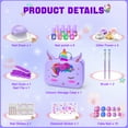 thumbnail image 3 of Kids Nail Polish Kit For Girl 4-6-Year-Old Girls' Nail Polish Set, Children's Nail Strippable Set Designed For Girls, Special Children's Nail Polish Set For Girls With Unicorn Theme Storage Box, 3 of 7