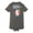 Charcoal, variant on Unicorn In Santa Hat Dancing T-Shirt Infant -Image by Shutterstock, 6 Months