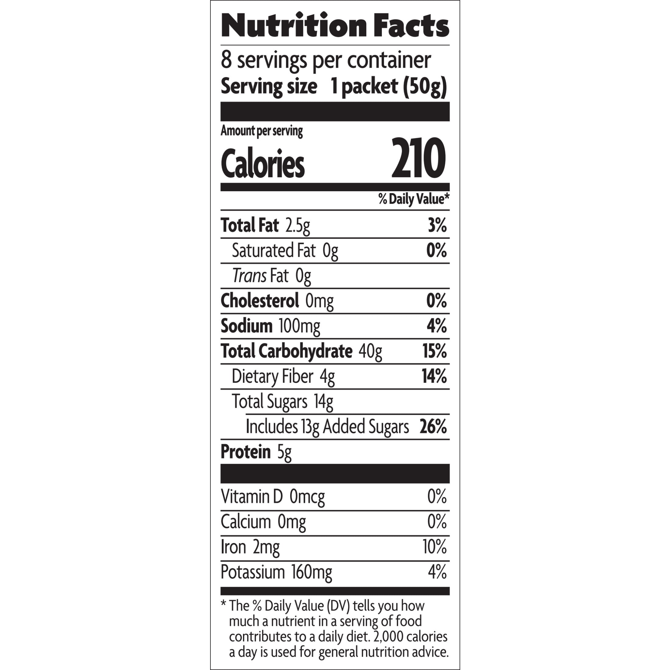 Nature's Path Organic Oatmeal, Apple Cinnamon Instant, 14oz Box