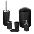 thumbnail image 3 of ducha dispensador de baño 6 piezas de cepillo de taza dispensador de jabón jabonera accesorios de - Negro Negro Magideal ducha dispensador de baño, 3 of 7