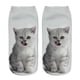 thumbnail image 3 of Calcetines estampados de dibujos animados en 3D, calcetines con estampado de gato y animales en estilo Harajuku, 3 of 5
