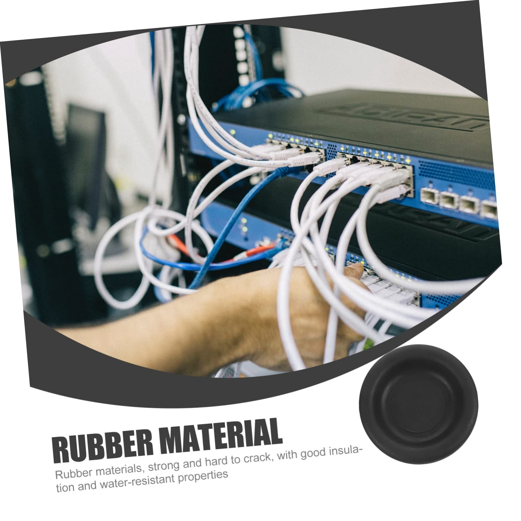 510 Pcs Guard Coil Rubber Grommets Hole Plugs Firewall Hole Rubber Grommets Automotive for Electrical Appliance Sealing Gasket Washer Wire Gasket Wiring Hole