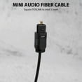 thumbnail image 6 of 2M Mini 3.5mm Plug Digital Optical Audio Cable SPDIF Fiber Line, 6 of 10