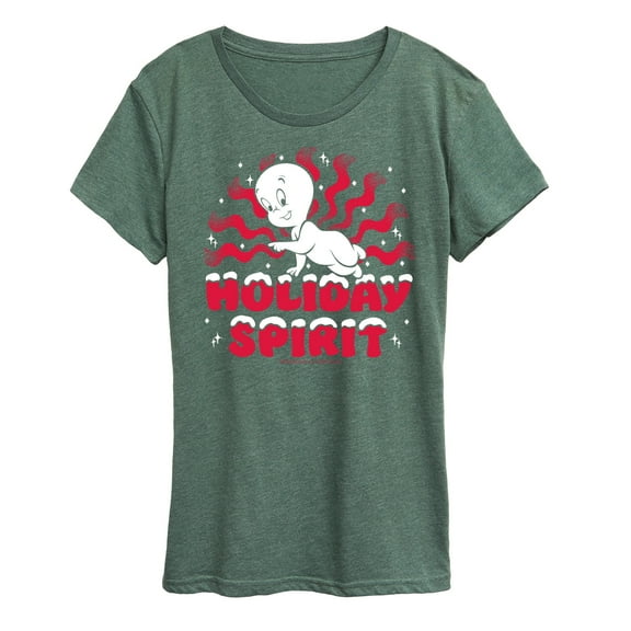 Casper the Friendly Ghost - Holiday Spirit - Women's Short Sleeve Graphic T-Shirt