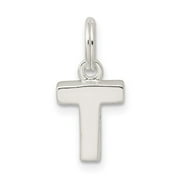 BEST PRICE PRODUCT Sterling Silver T Charm