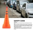 thumbnail image 4 of Cono De Seguridad De Tráfico Plegable, Cono De Seguridad De Tráfico Multiusos Resistencia Al Frío Elástico Compacto Con Base Para Advertencia, 4 of 7