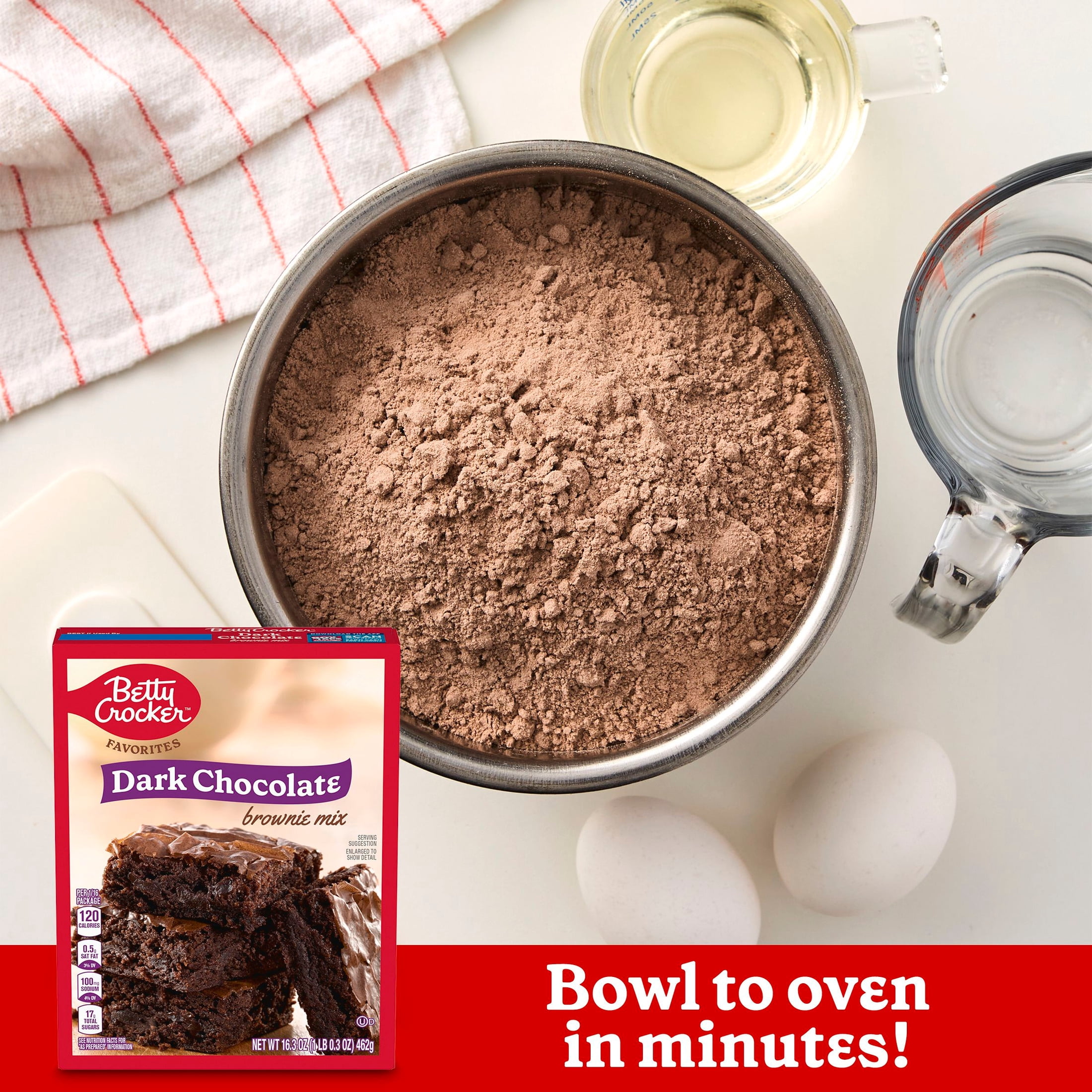 (2 pack) Betty Crocker Favorites Dark Chocolate Brownie Mix, 16.3 oz.