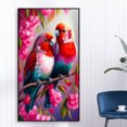 thumbnail image 4 of Pintura de diamante 5D DIY Kit de pájaro de taladro redondo completo decoración del hogar arte artesanal, 4 of 9