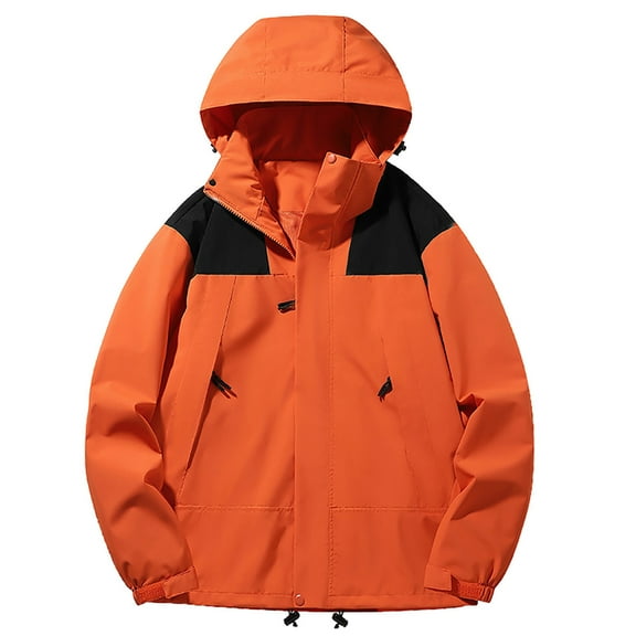 VEKDONE Womens Rain Jacket Packable Lightweight Softshell Hood Casual Hiking Travel Jacket Outdoor Raincoat Fall Long Sleeve Waterproof Windbreaker with Pockets