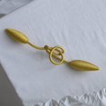 thumbnail image 2 of Valea Home 2-Pack Creative Curtain Tiebacks Random Modelling Curtain Holdbacks Eelicate Simple Type, Gold, 2 of 8