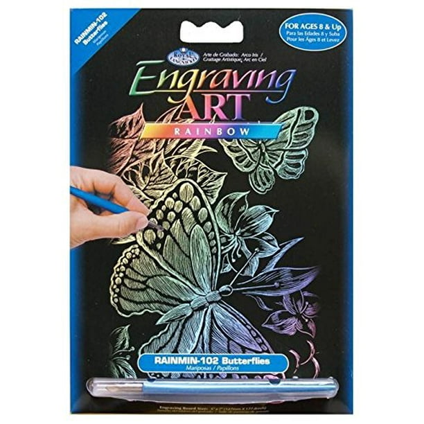 Royal & Langnickel 5" x 7" Mini Royal Brush Rainbow Foil Engraving