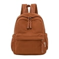thumbnail image 2 of RFQWOVSR Corduroy Small Backpack for Women Casual Vintage Lightweight Daypack, 2 of 4