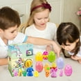 thumbnail image 1 of Easter Eggs Plastic Basket Stuffers Fillers, Easter Egg Set Blind Box - Twister Squeeze and Pinch, Easter Eggs for Easter Hunt (GL-33), 1 of 3