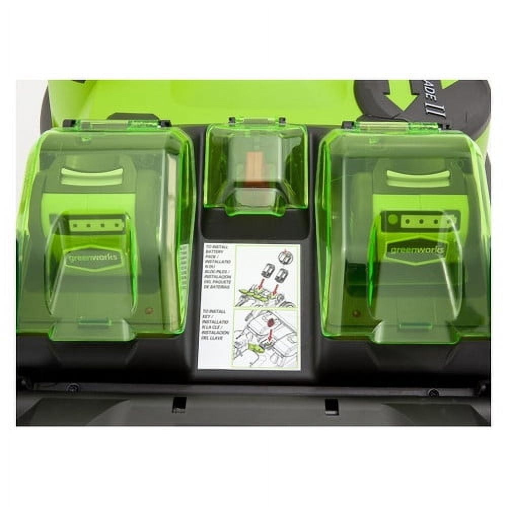 Greenworks Lawn Mower G-Max 20" 4 Amps 40 V Battery All Wheel Drive Walk-Behind Mowers, Brushless Motor