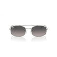 thumbnail image 2 of Ray-Ban RB3719 Oval Sunglasses, Silver/Grey Gradient Polarized, 54 mm, 2 of 4