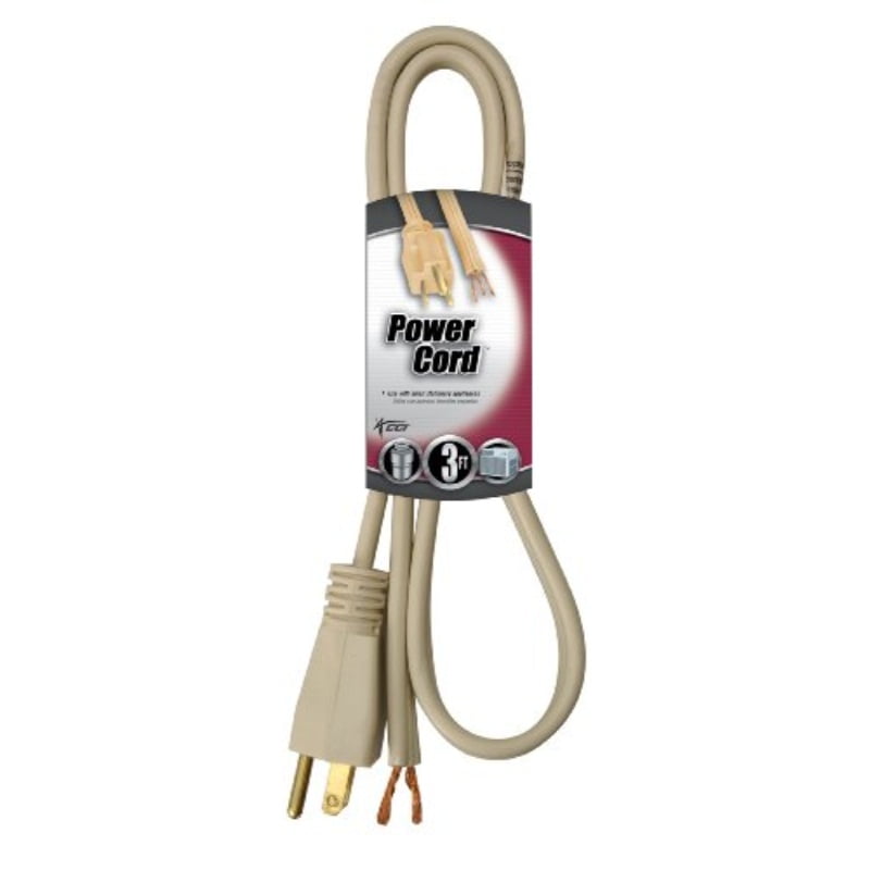 Coleman Chle 097438823 14/3 Replacement Power Supply Cord, 3Feet 15