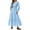 Light Blue, variant on PRETTYGARDEN Women's Fall Maxi Dress Long Sleeve V Neck Eyelet Hollow Out A Line Long Flowy Wedding Guest Dresses