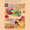 thumbnail image 6 of ABCISI 4-in-1 Kitchen Knife Accessories, 3-Stage Worksharp Knife Sharpener Helps Repair, Restore, Polish Blades, Professional Knife Sharpening Tool for Kitchen Knives, Easy Manual Sharpener (Gold), 6 of 9