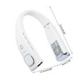 thumbnail image 3 of Bladeless Neck Fan Intellligent Wearable Fan 3600mAh Capacity 3 Wind Speeds Adjustable 5V/1Amp Power Input, 3 of 9
