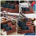 thumbnail image 5 of 2 Pack Outdoor Waterproof Throw Pillows,250th Anniversary Patriotic Flag Decorative Square Pillow Case Patio Pillows for Chair Couch Sofa 16x16in, 5 of 9