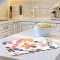 thumbnail image 6 of Yayeee Dish Drying Mat for Kitchen Counter 16"x18" Microfiber Absorbent Pad, Purple Retro Flower, 6 of 7