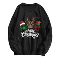 thumbnail image 3 of EQWLJWE Chandails en Molleton de Noël pour Femmes, Chandail-Over avec Imprimé Léopard Drôle, Col Rond, Manches Longues Raglan, Cadeaux, Chemise Tendance, Joyeux Noël, Chandails en Molleton Mignons pour Femmes, 3 of 3