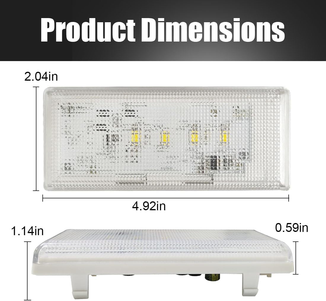 Upgraded W10515058 Refrigerator LED Light Set for Whirlpool Kenmore Maytag Refrigerators Replacement 3021142 AP6022534 PS11755867 W10522611 W10465957 WPW10515058