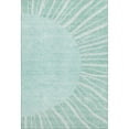 thumbnail image 2 of Addison Rugs Mayfield Washable Transitional Abstract Teal Rectangle Rug, 3' x 5', 2 of 6