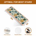 thumbnail image 5 of Gold Pineapple Stair Treads Non Slip for Steps Monstera Leaves Vintage Tropical Botanical Summer 7 Pcs Reusable Adhesive Stair Runner Mats for Dogs Elders Carpet Treads Rugs for Staircase 8x30 In, 5 of 9