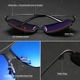 thumbnail image 2 of RoyalHot Unisex Polarized Alloy Square Oversized Frame Sunglasses Driving SunGlasses UV400, 2 of 7