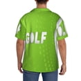 thumbnail image 3 of Gukieu golf ball Print Men's Short-sleeved Shirts, Button-down Pocket Shirts, T-shirts, Beach Vacation Travel Summer Clothing-Medium, 3 of 5